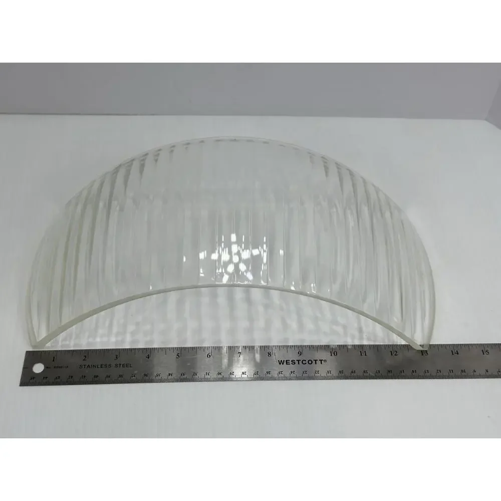 Lot 5 Large Curved‎ Fluted Glass Magnifying Lamp Lens Streetlight? Floodlight?